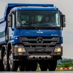 mercedes benz axor en ruta