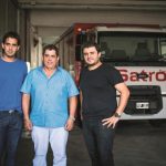 satro Miguel Angel Rivarola, Presidente de SATRO S.A. junto a sus hijos, Rodrigo (Izq.) y Emiliano (Der.)